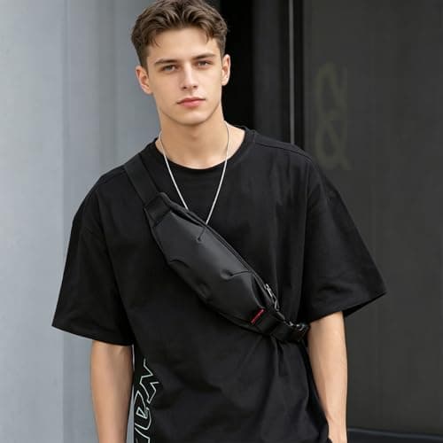Large Bum Bag Crossbody Belt Bag Fashion Waist Pouch Hip Pack for Women Men — view 2