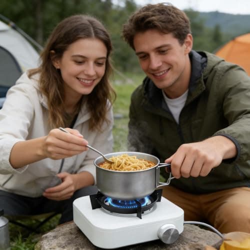 Camping Pot Folding Soup Boiling Cooker — view 2