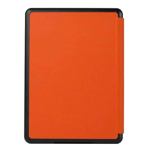 DayQiQiPu Case for Kindle Paperwhite (10th Generation, 2018 Released, Model: PQ94WIF) Ultra-Thin PU Leather eReader Case Multi View Angle Anti Shock And Drop Protection Cover - Orange — view 5