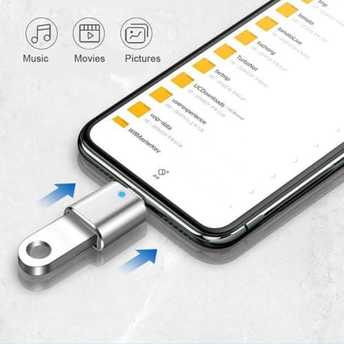 PERSENTU 6 Pack USB C to USB Adapter, USB to USB-C Adapter, Aluminum OTG Converter,Compatible with MacBook Pro,Galaxy Type-C Smartphone and Tablet — view 5
