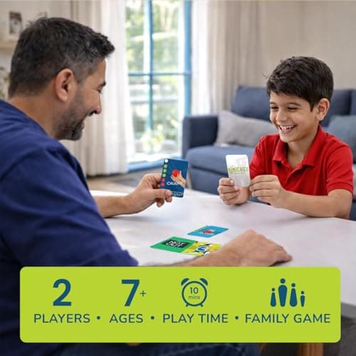 Binca Qwicket Cricket Card Game | Cricket Gifts for Boys, Men & Women | Fun Family Card Game for Kids & Teens Ages 7+ | 2 Player Travel Game | Gift for Cricket Lovers — view 6