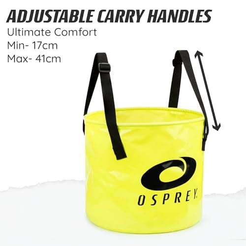 Osprey Wetsuit Changing Bucket, 40L Waterproof Collapsible Bucket with Carry Handles & Foam Base for Surfing, Swimming, Kayaking — view 5
