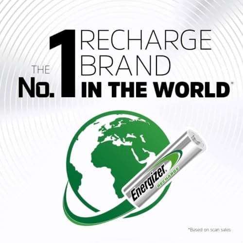 Energizer Recharge Universal Rechargeable AA Batteries (4 Pack) 1300 mAh — view 4