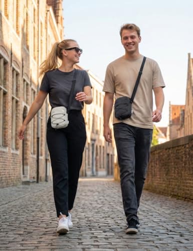 SKYSPER Small Anti-Theft Cross Body Bags for Women & Man — view 2
