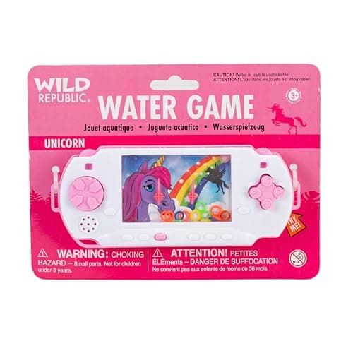 Wild Republic Water Games Unicorn, Sensory Toys, Kids Gifts, Hand Held Toys, Unicorn Party Favors, 6", Pink — view 2