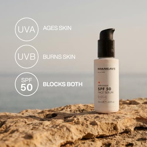 ManCave SPF 50 Anti-Ageing Moisturiser 50ml, Mens Face Moisturiser — view 6
