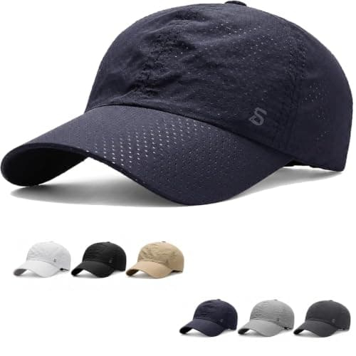 Sunscreen Breathable Baseball Cap,Navy