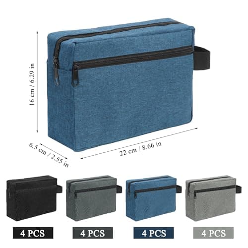 16Pcs Travel Toiletry Bag for Women Men, Water Resistant Wash Bags Bulk — view 2