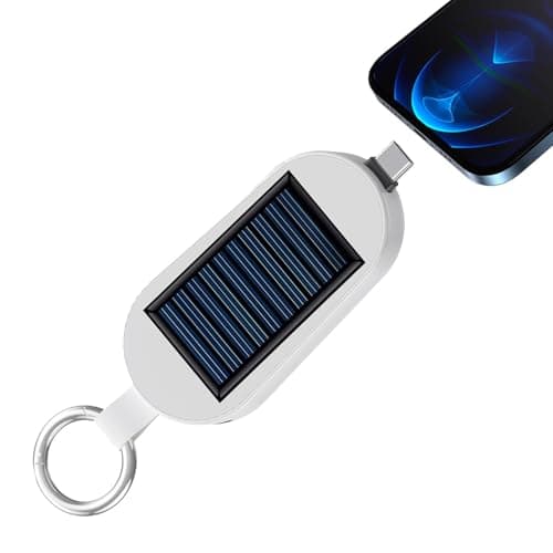 Holdes Portable Solar Bank, Key , Portable Type-C Charger, Solar Powered, Solar Charger, 3000 mAh Travel Bank for Wireless Charging of Watches and Phones — view 5