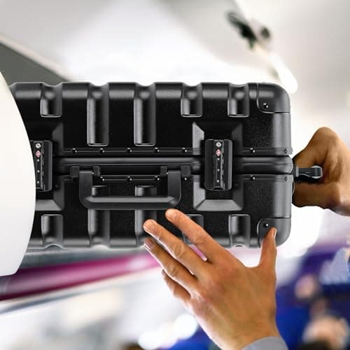 Flight Knight Premium Travel Suitcase - 8 Spinner Wheels - Built-in TSA Lock Lightweight Aluminium Frame, ABS Hard Shell Carry on Check in Luggage Highly Durable - Approved for Over 100 Airlines — view 5