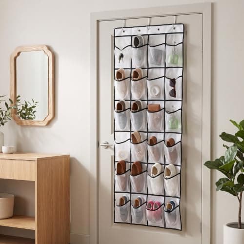 Zunate Magnetic Over Door Organizer 24 Pocket Cruise Cabin Storage — view 3