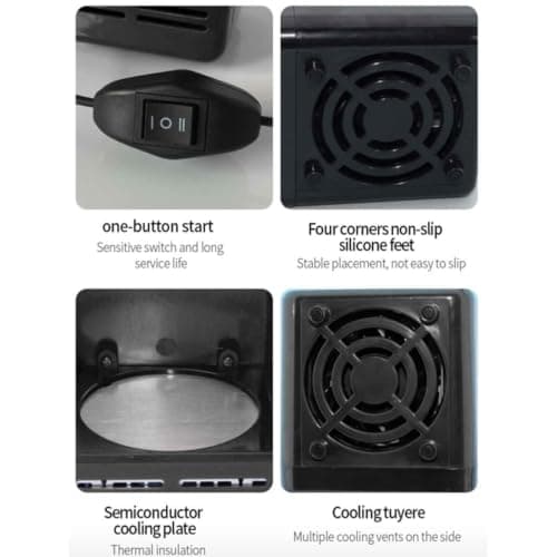 USB Powered Mini Fridge, 19.5x9.5x9.5cm, 5V Portable Mini Cooler And Warmer — view 6
