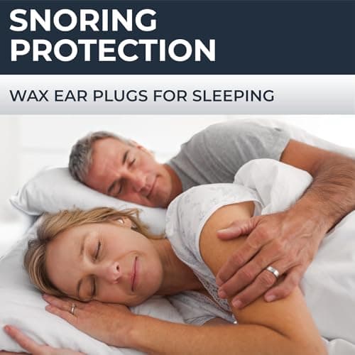 PQ Wax Ear Plugs for Sleeping, Swimming - 15 Soft Noise Cancelling Silicone Gel Wax Earplugs for Sleep and Swimmers, Ear Protection with Sound Blocking, (15-Pillows), Color: White — view 3