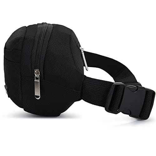 Yooluan Waterproof Bum Bag Waist Fanny Packs 4 Zip Pockets Travel Hiking Outdoor Sport Running Belt Holiday Hiking Doggy Bag Money Hip Pouch — view 2