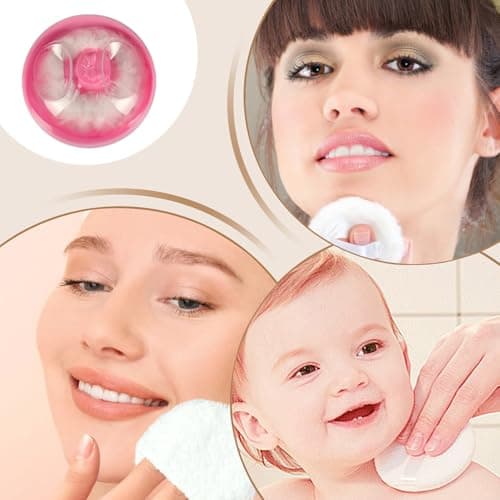 Powder Box with Puff for Body - Dusting Powder Box with Puff for Baby After Bath - Portable Hot Weather Care Travel Must Have for Kids Baby Children Toddler Women Mom Mother — view 4