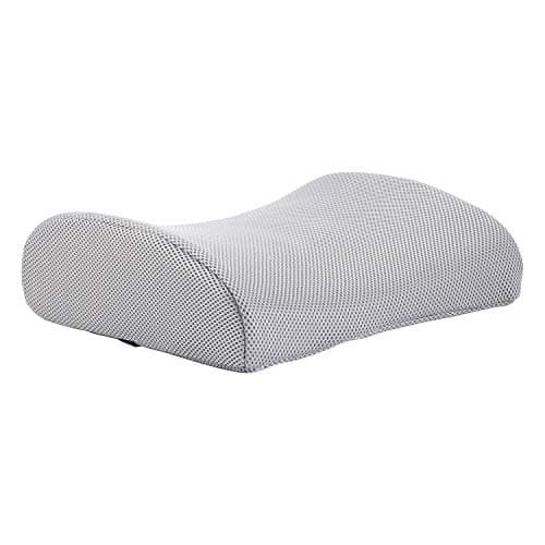 Taylor & Brown Posture Therapy Lumbar Support Cushion - Memory Foam, Ergonomic Back Support Pillow for Home, Office, Car, Travel - Relieve & Prevent Lower Back, Sciatica, Disc Pain - Grey — view 4