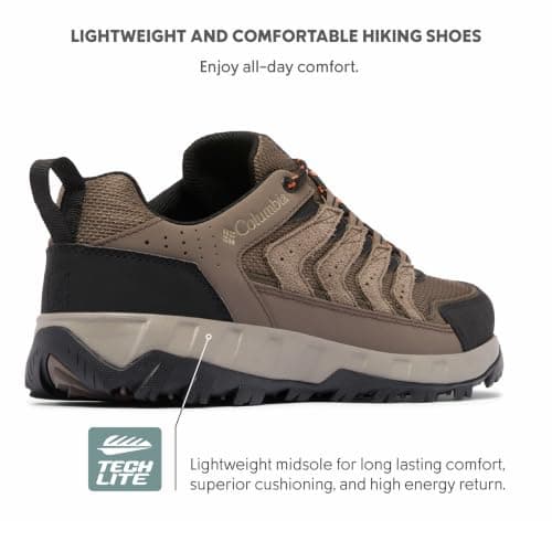 Columbia Men's Strata Trail Low Hiking Shoe, Mud/Tangy Orange, 6 UK — view 4