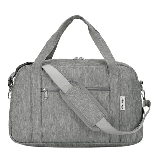 for Ryanair Cabin Bags 40x30x20 Underseat New Ryanair Travel Duffel Hospital Bag Ryan Air Carry on Luggage Holdall Overnight Weekend Bags for Women and Men 20L (Grey) — view 2