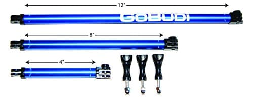 GoBUDi Extension Pole Set Compatible With All Gopro Hero Cameras - 3 Extensions And Bolts — view 4