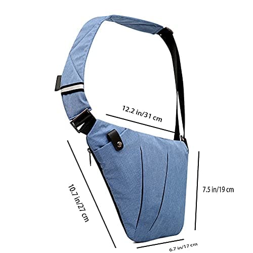 Ovecat Unisex Anti Theft Sash Sling Crossbody Bag — view 3