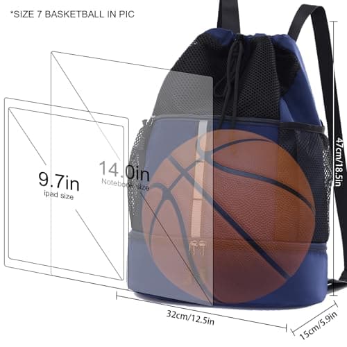 Risefit Waterproof Swimming Bags Drawstring Gym Bags Beach Bags Backpacks for Adults — view 5
