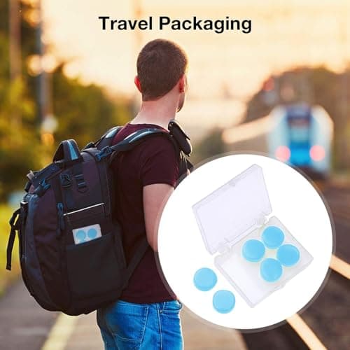 Swim Noise Cancelling Plugs - 3 Pairs Soft Moldable Putty, High Fidelity Peaceful Quiet, Portable Travel Comfort Kit | Study Library Office Use, Concerts Meditation Relaxation — view 3