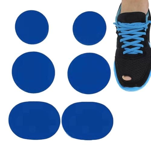 Shoe Patch Vamp Repair Sticker, Sneaker Patch Kit,Shoe Hole Cover Patches, Breathable Adhesive Design,Easy to Apply, Black, for Running, Dance, Boots, Jackets, Costumes, Luggage — view 2