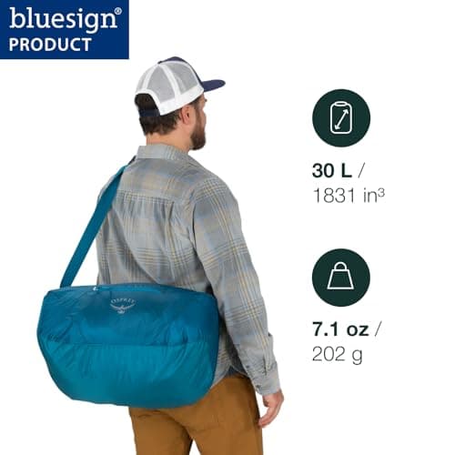 Osprey Ultralight Stuff Travel Accessories, Duffel, 30L, Black — view 2
