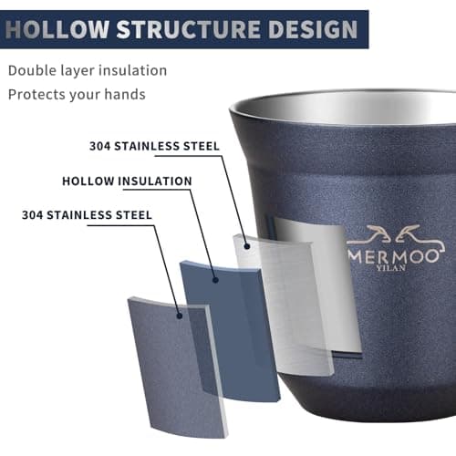MERMOO YILAN Stackable Espresso Cup 80ml 4pcs/Set with Storage Pouch — view 3