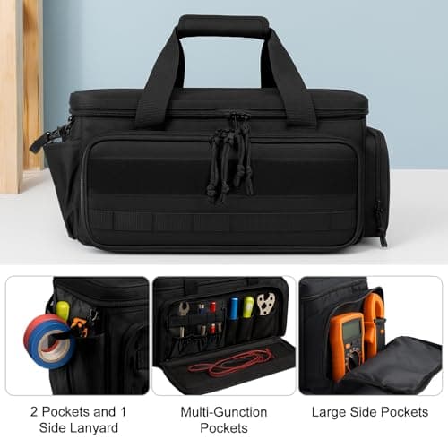 Tool Organiser Bag Multi-Pockets Small Tool Bag Portable Tool Tote — view 5