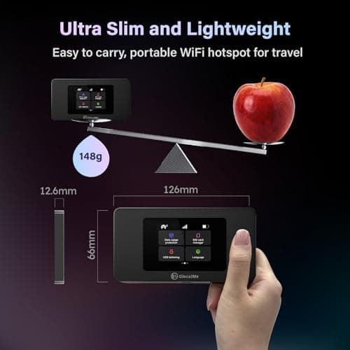 GlocalMe Duo Turbo Portable WiFi Hotspot, No SIM Card Needed, No contract and roaming fees, Dual modem mobile MiFi Device with Global 1GB Data, 4G LTE Router for Home or Travel in 200+ Countries — view 6
