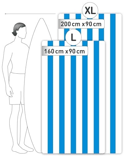 Fit-Flip Beach Towel Microfibre - Large Quick Dry Towels - Sand Free — view 4