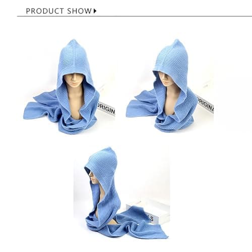 Flight Attendant Uniform Scarf, Fluffy Wool Navy Blue Professional, Corporate Shawl Wrap for Business Travel and Autumn Conferences, Career Accessory Gift — view 3