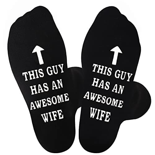 Jeasona To Husband Calf Socks 9-11 Gifts for Husband Christmas Birthday