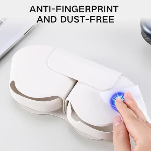 Lukvcoe Smart Case Cover for Apple AirPods Max with Sleep Mode, Beige — view 6