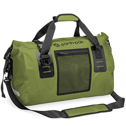 Waterproof Duffel Bag - Roll Top Dry Bag for Motorcycle and Travel - 50L