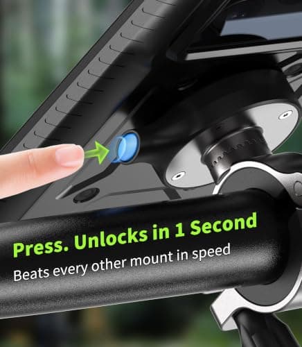 Cozycase Anti Theft-1S Lock/Unlock-Waterproof Shockproof Bike Phone Mount — view 5