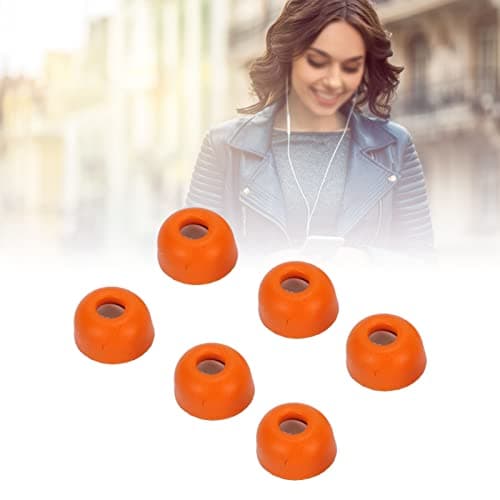 Omquot Soft Memory Foam Earpads for iOS Earbuds, Replacement Earpads with Noise Cancelling, 6 Pack — view 4