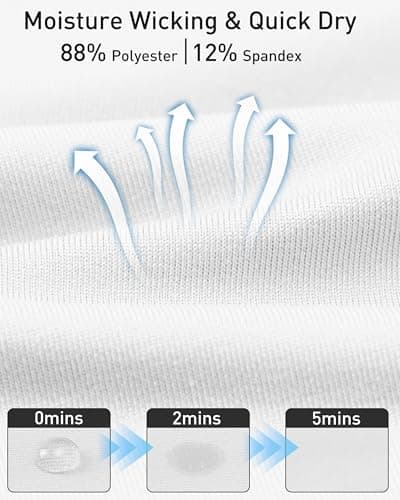 Roadbox Men's Compression Top, Long Sleeve Running Base Layer, Quick-Drying — view 3