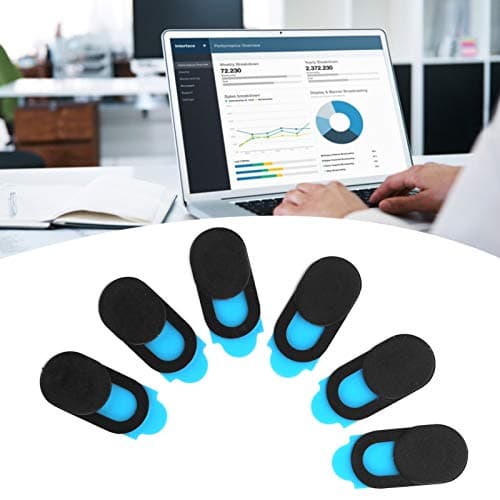 SIXRUN Webcam Cover Privacy Sticker, 6-Pack Thin — view 5
