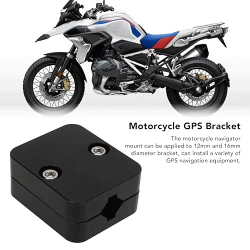 Denash Motorcycle GPS Mount, Practical Lightweight Motorcycle GPS Navigator Mount for S1000XR R1200GS R1250GS for 12mm and 16mm Diameter Bracket — view 5