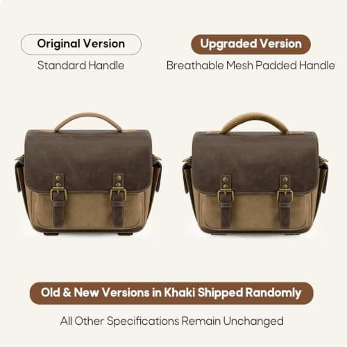 RAINSMORE Camera Bag, Small Camera Case for DSLR/SLR/Mirrorless — view 2