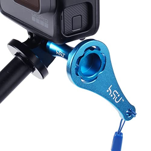 HSU 3PCS Aluminum Alloy Thumbscrew Set for Action Camera Accessories (Blue) — view 2