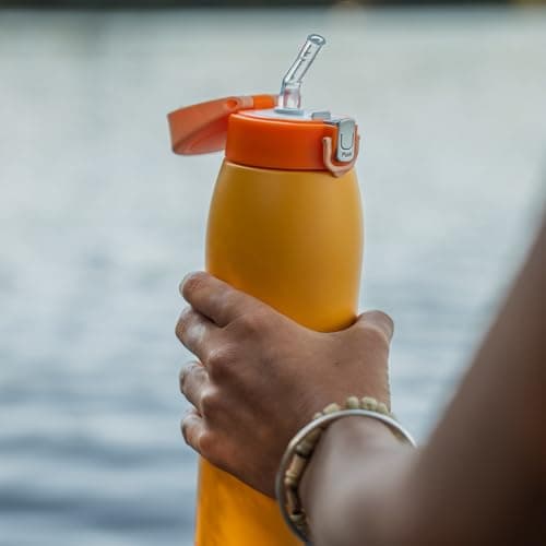 Super Sparrow Water Bottle Stainless Steel 18/8 - Travel Mug - 750ml - Insulated Metal Water Bottle - BPA Free - Leakproof Drinks Bottle — view 5