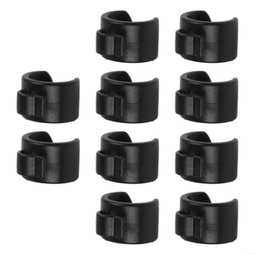 ABS material, secure hold, resists wear, 10-pack value, studio and home use(25mm) — view 2