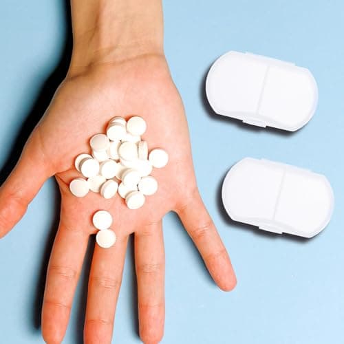 6 Pack Pp Medicine Box 2 Compartment Portable Organiser — view 5