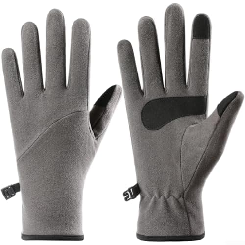 Touchscreen Ski Gloves Liner Anti-Slip Breathable(Brown M) — view 5