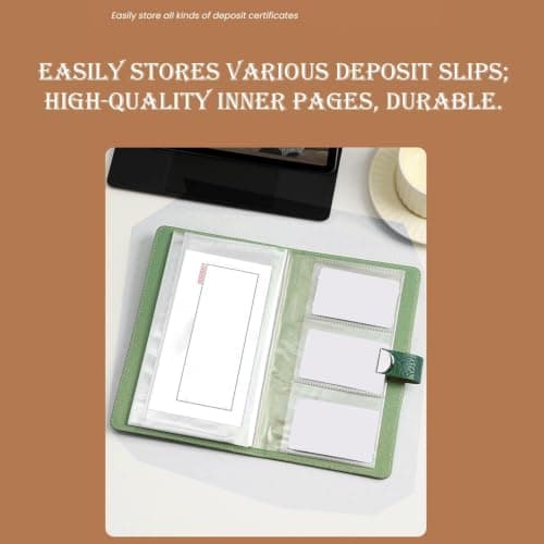 Password Lock Money Saving Binder,Secure Storage Notebook 23x14.5x3cm — view 4