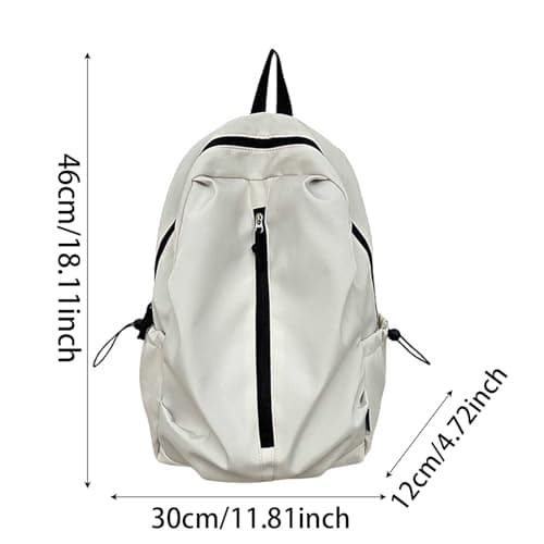 School Bags For Boys,Classic School Backpack For Unisex Lightweight Casual Large Maroon Backpack For College Travel — view 6