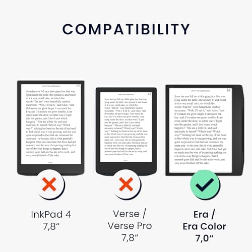 kwmobile Cover for Pocketbook Era/Era Color Case - Slim PU Leather eReader Cover with Stand and auto sleep funktion - Petrol — view 2